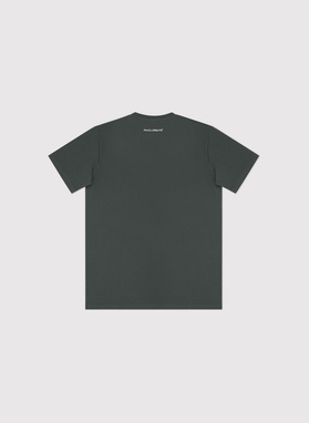 Bawełniany oliwkowy t-shirt