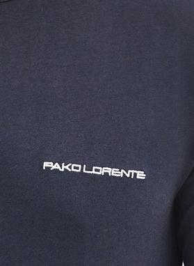 Granatowy t-shirt męski