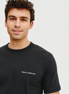 Czarny t-shirt męski