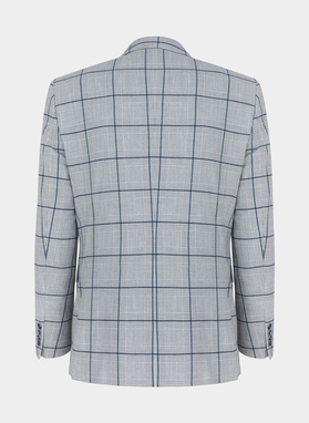 Szara marynarka garniturowa P22SF-3G-010-S-S