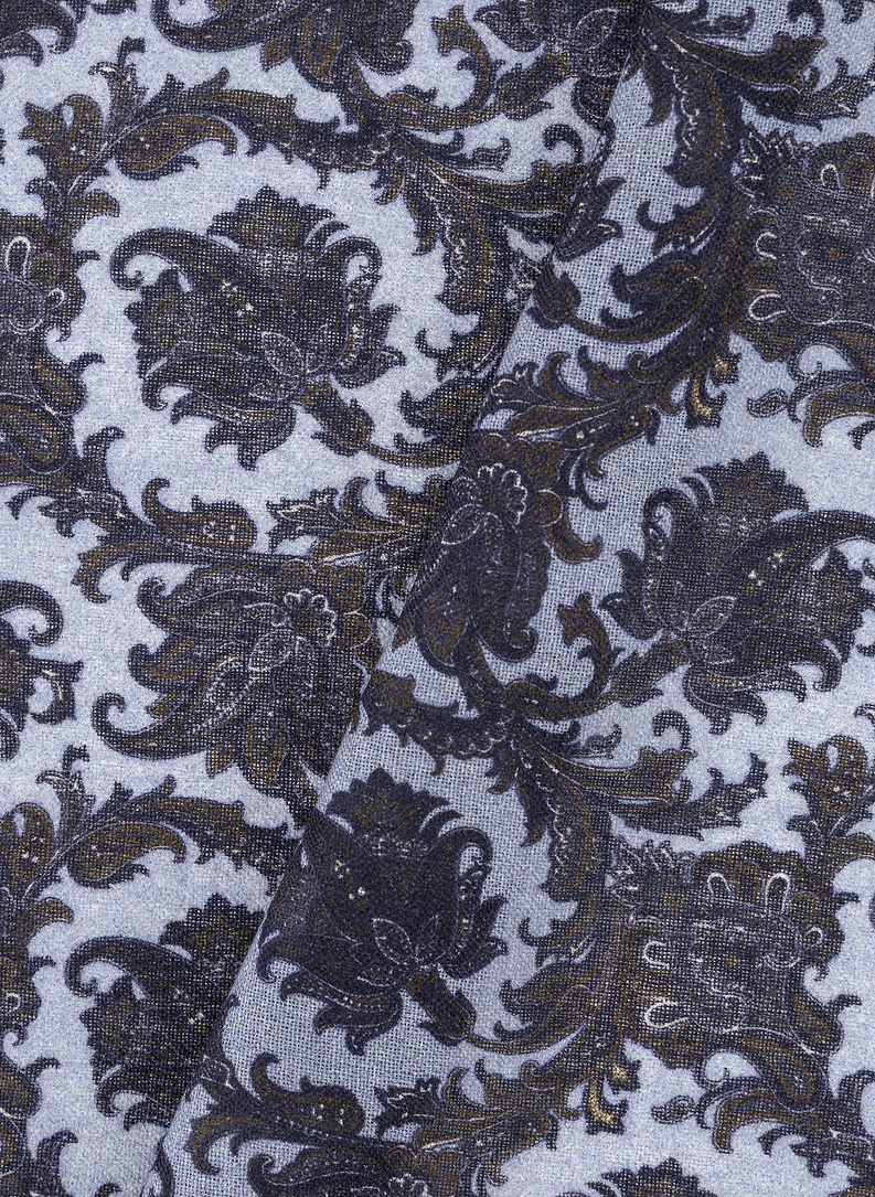 Niebieska poszetka męska paisley