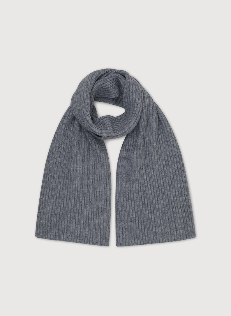 Szalik męski w kolorze szarym