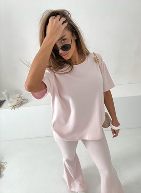 Komplet damski SARA ENO różowy