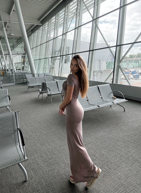 Sukienka damska Selena mocca