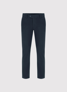 Granatowe spodnie casual