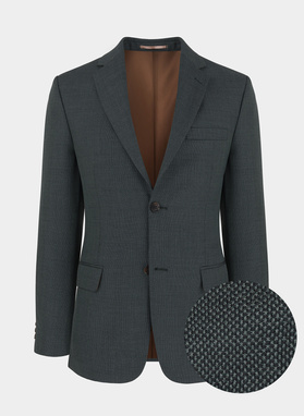 Zielona marynarka garniturowa P22SP-3G-002-Z-S