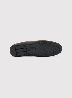 Brązowe męskie mokasyny