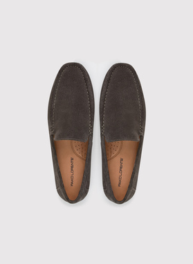 Brązowe mokasyny męskie