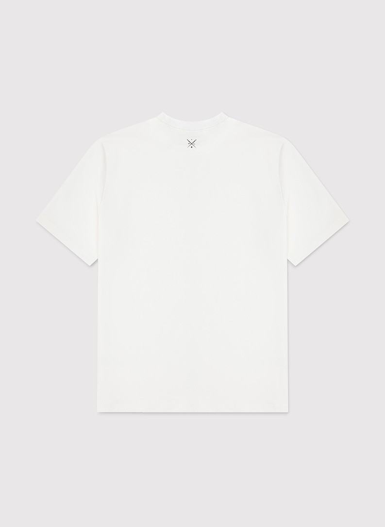 Męski t-shirt w kolorze ecru