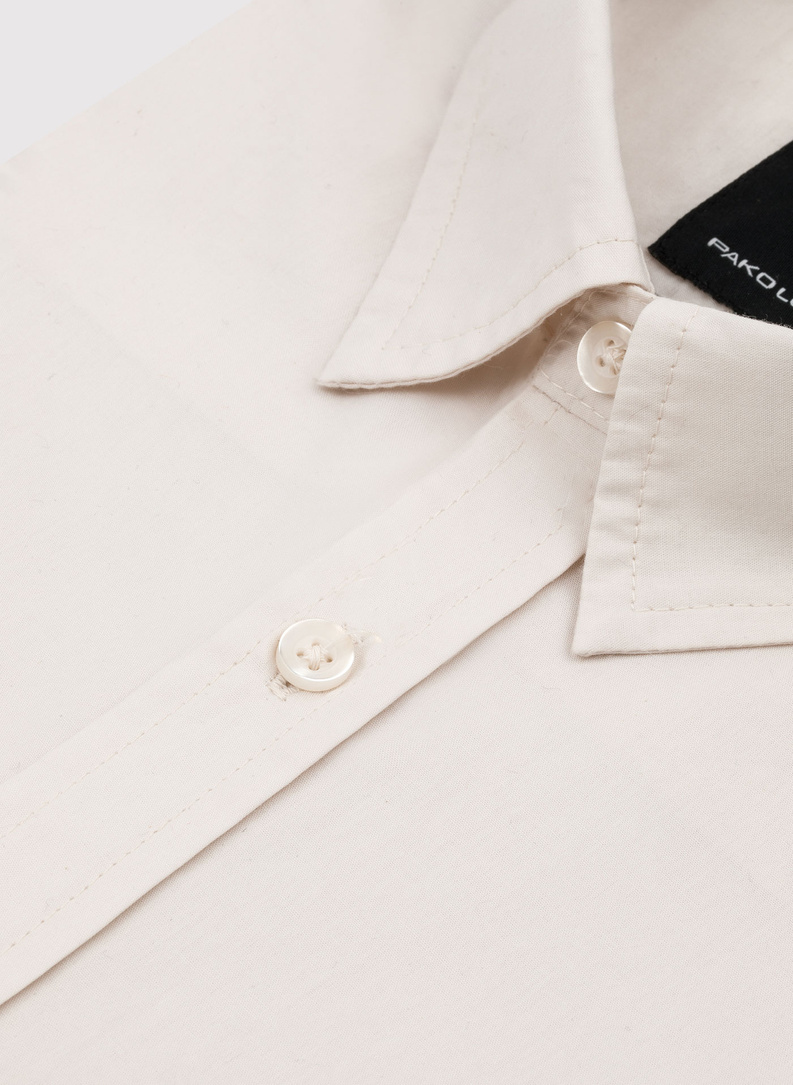 Koszula męska o kroju Regular Fit w kolorze ecru