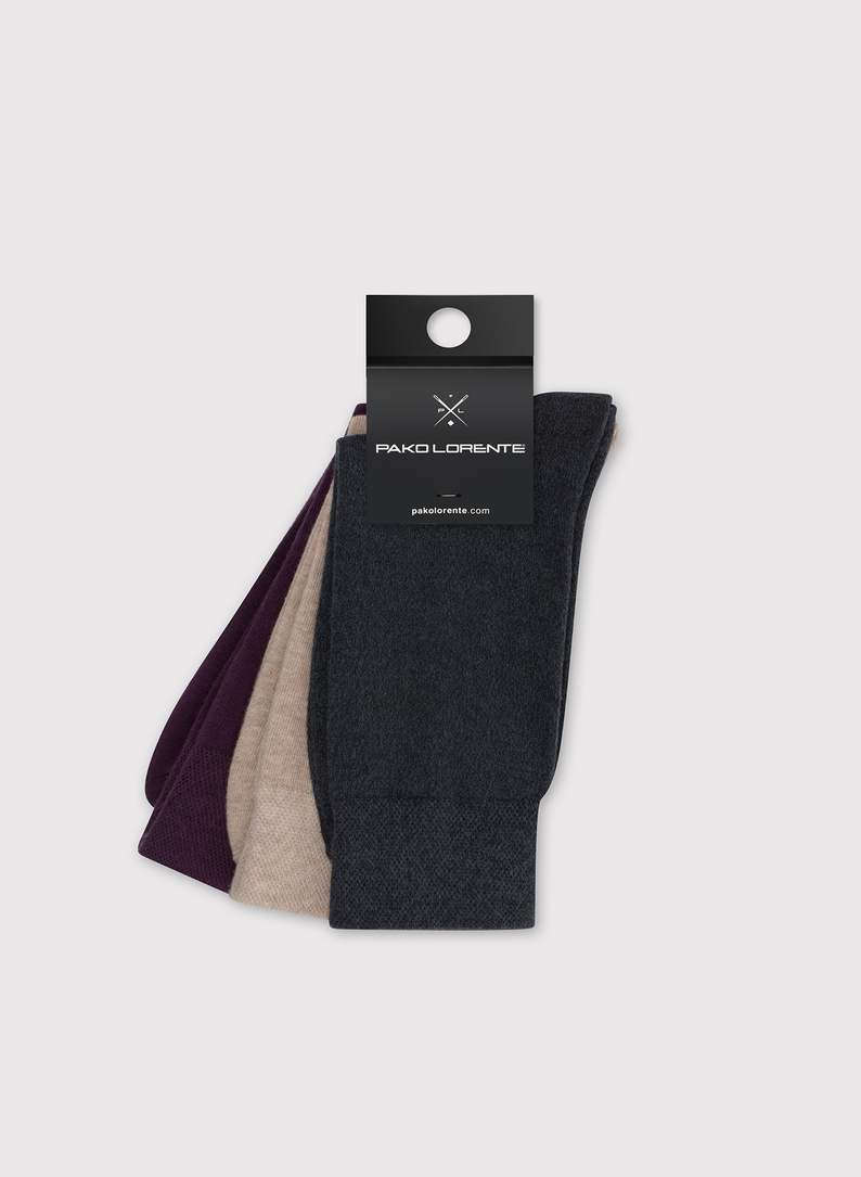 Zestaw 3 par skarpet za kostkę