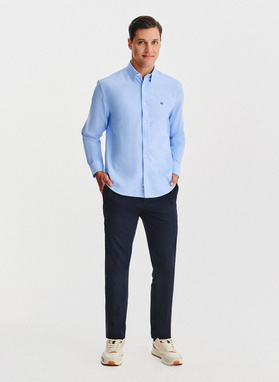 Niebieska koszula męska