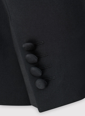 Ślubna dwurzędowa marynarka smokingowa