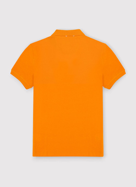 Pomarańczowy T-shirt polo P23SF-TX-001-P-0 – Pako Lorente