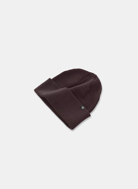 Brązowy komplet męski czapka i szalik