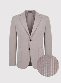 Beżowa marynarka męska melanż