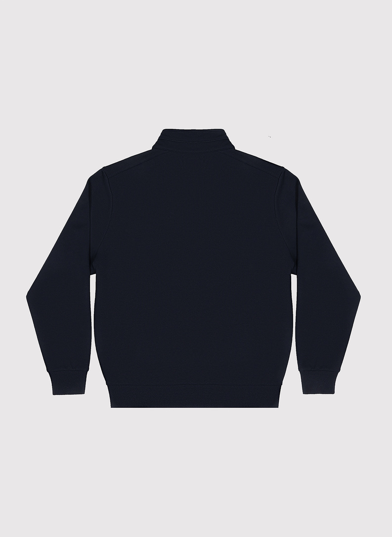 Granatowa bluza dresowa rozpinana