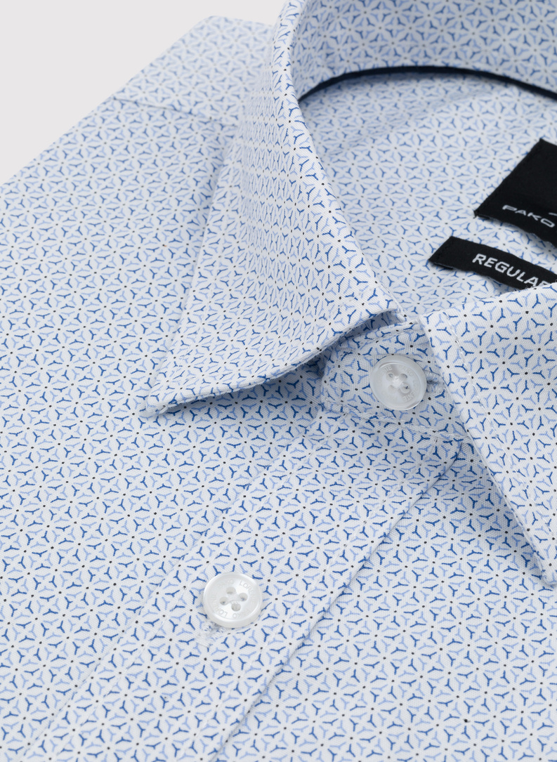 Koszula o kroju Regular w mikrowzór 