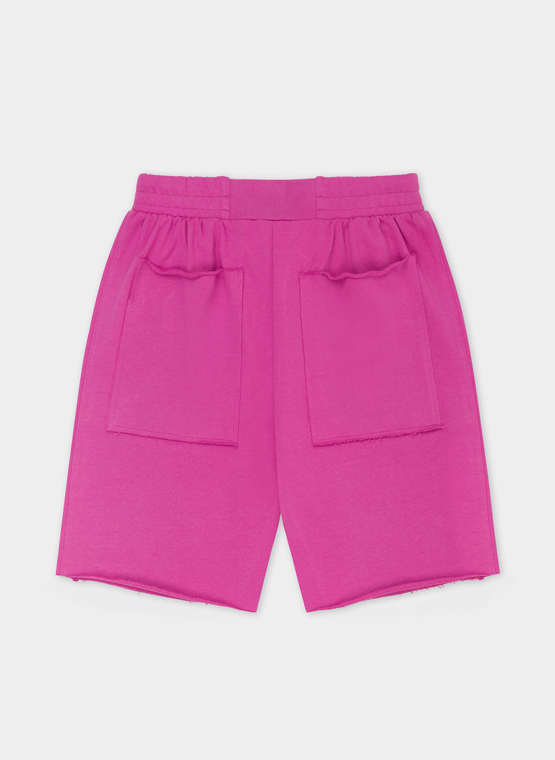 Różowe szorty oversize C22SF-WS-004-R-0