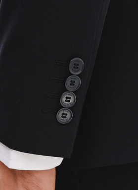 Granatowy męski garnitur