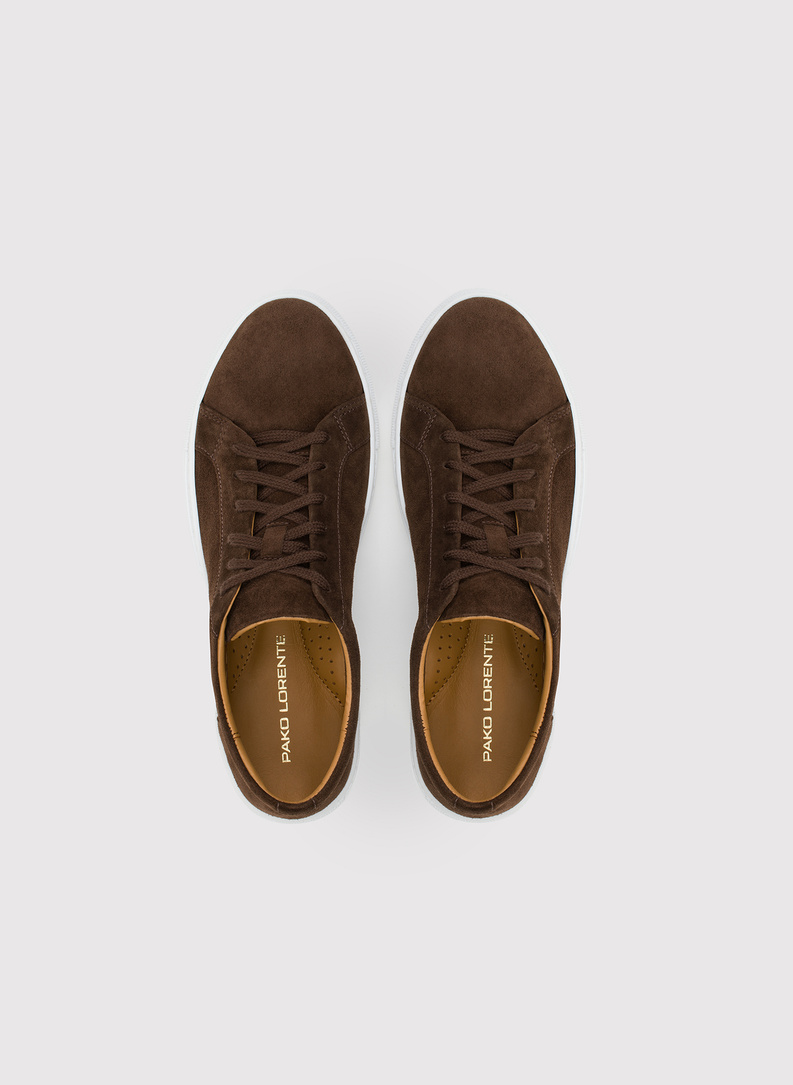 Brązowe sneakersy męskie