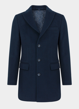 Płaszcz męski granatowy P21WF-7X-002-G