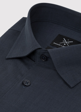 Bawełniana koszula męska w kolorze ciemnoszarym