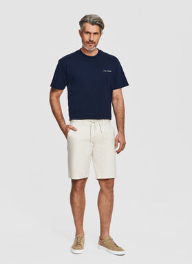 Jasnobeżowe szorty męskie