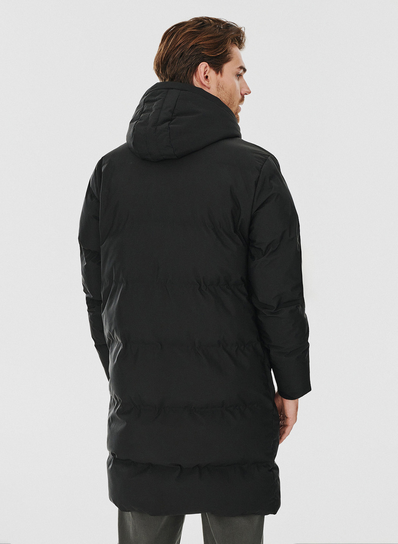 Czarna kurtka męska z szelkami