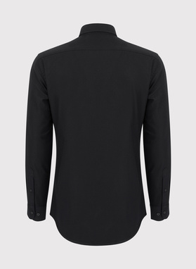 Czarna bawełniana koszula męska