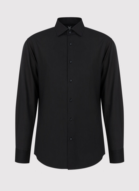 Męska elegancka koszula w kolorze czarnym