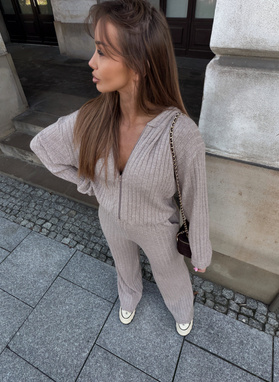 Kombinezon sweterkowy MODA mokka