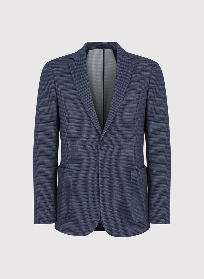 Casualowa marynarka męska w kolorze granatowym