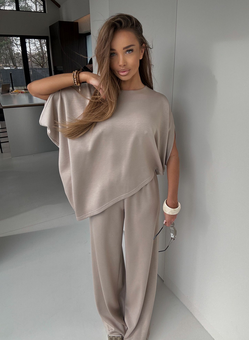 Komplet damski GEO beżowy