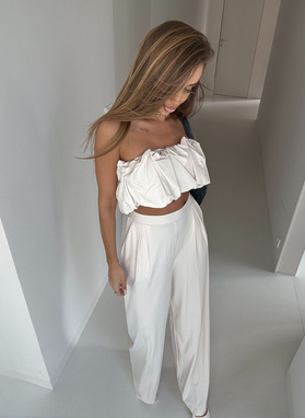 Komplet damski COMO SOHO w kolorze jasnobeżowym