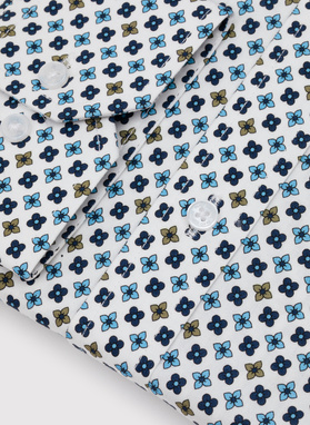 Koszula męska w geometryczny wzór