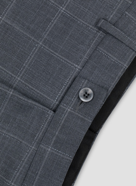 Szare spodnie garniturowe P21WF-6G-067-S