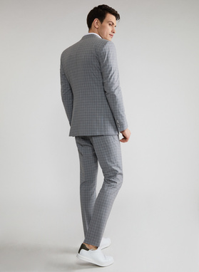 Szara marynarka garniturowa P22SF-3G-008-S-S