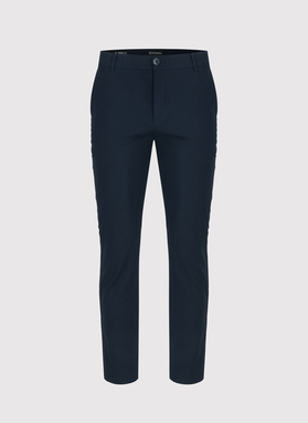 Granatowe męskie spodnie chino