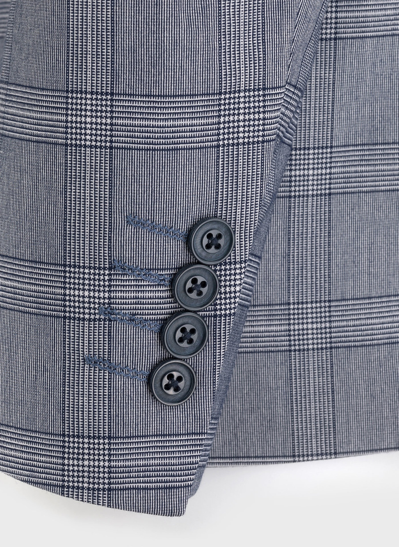 Szara marynarka garniturowa P22SF-3G-011-S-S