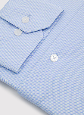 Dzianinowa koszula męska mikrowzór