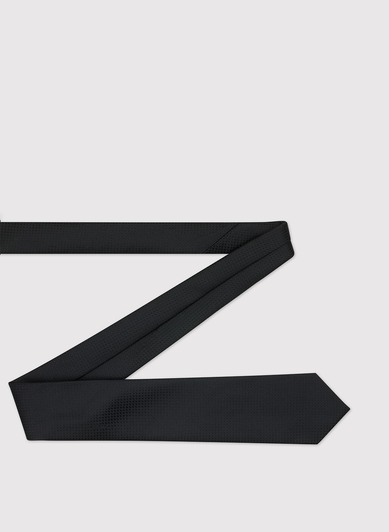 Czarny krawat męski