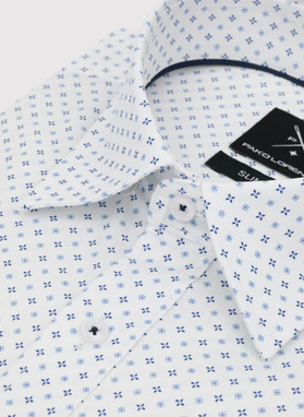 Koszula męska w mikrowzór