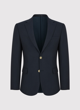 Granatowa casualowa marynarka męska