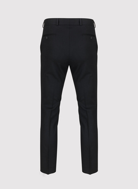 Czarne spodnie garniturowe P22SP-6G-026-C-S