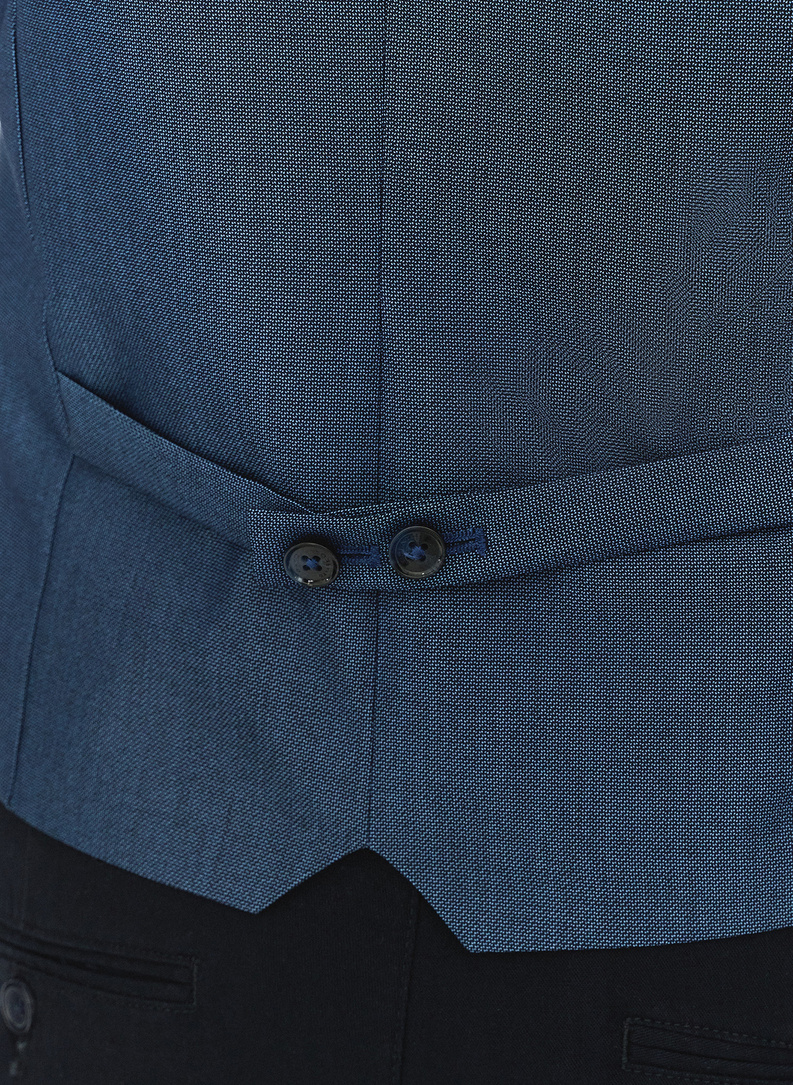 Granatowa kamizelka męska 