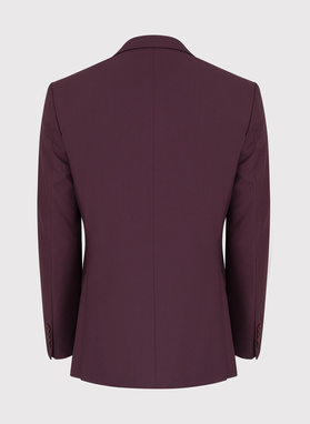 Bordowa marynarka garniturowa P22SF-3G-016-D-S