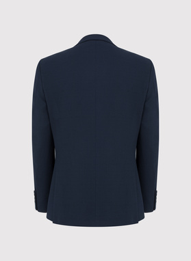 Granatowy garnitur męski