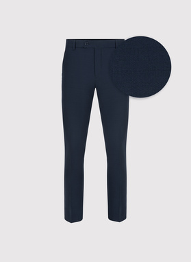 Granatowe spodnie ganiturowe