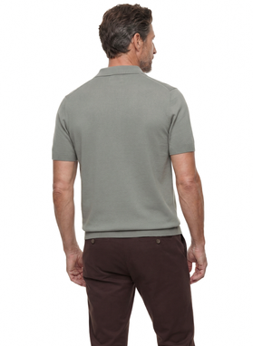 Zielone polo swetrowe